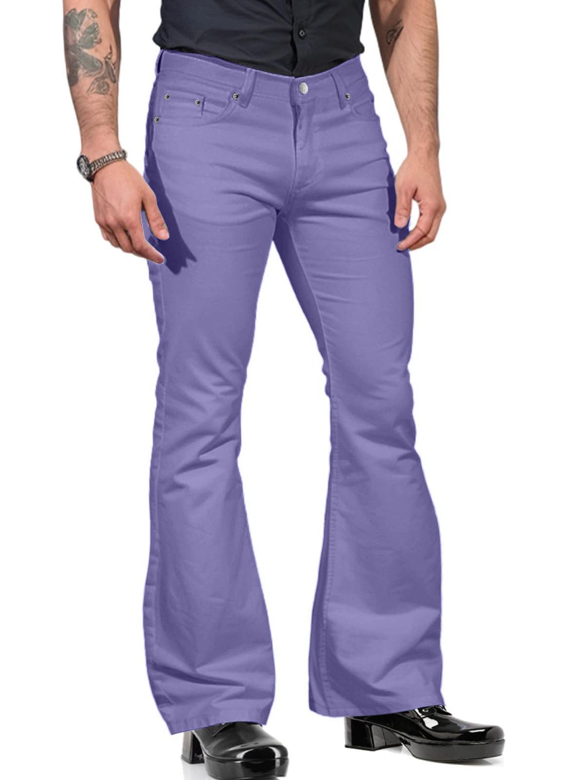 Charles – Casual Bell-bottom Byxor för Män