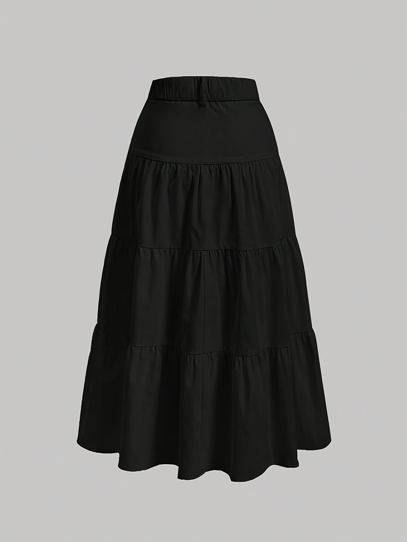Dam Kjol A-linje Elegant Hög Midja Vår/Sommar