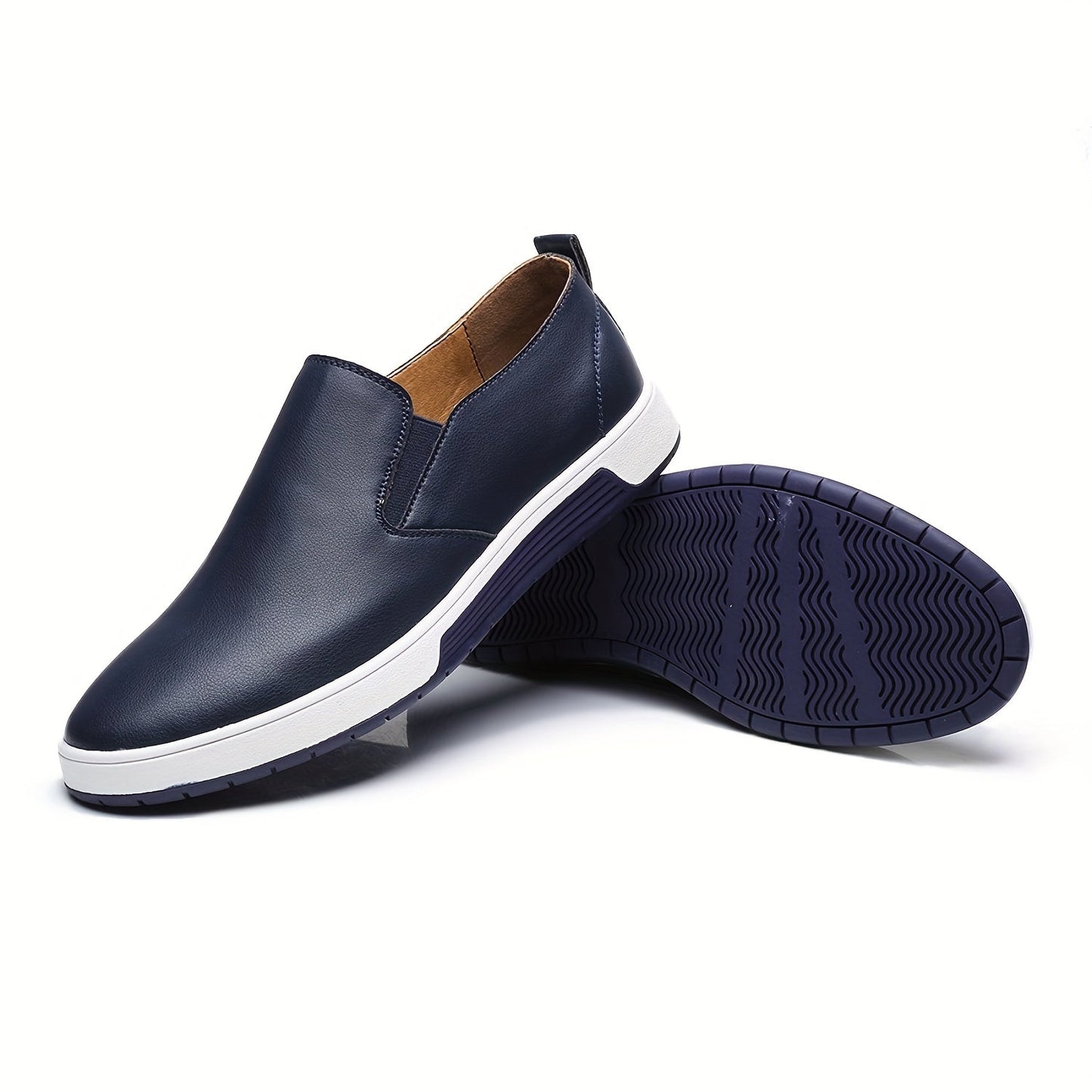 Herr Slip-on Sneakers Casual Vardagsskor Låg Klack Bekväma