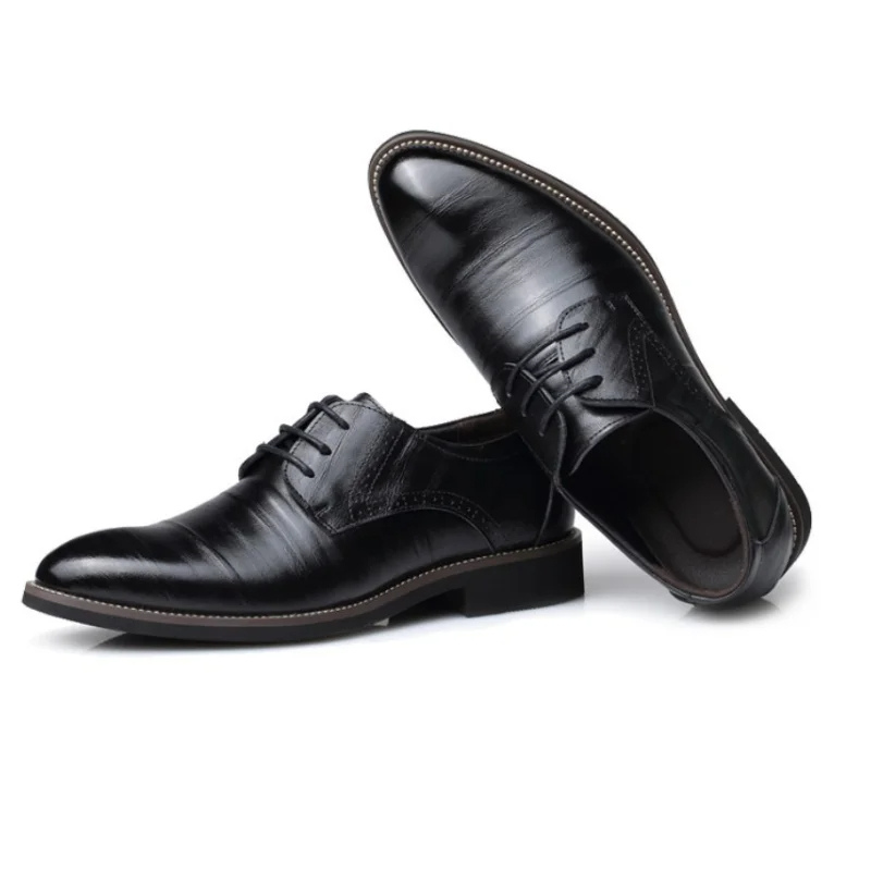 Herr Oxford Skor för Formella och Smart-Casual Tillfällen – Klassisk Stil för Kontor och Evenemang