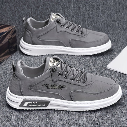 Herr Sneakers Låga Streetwear Modern Stil Vardagsbruk