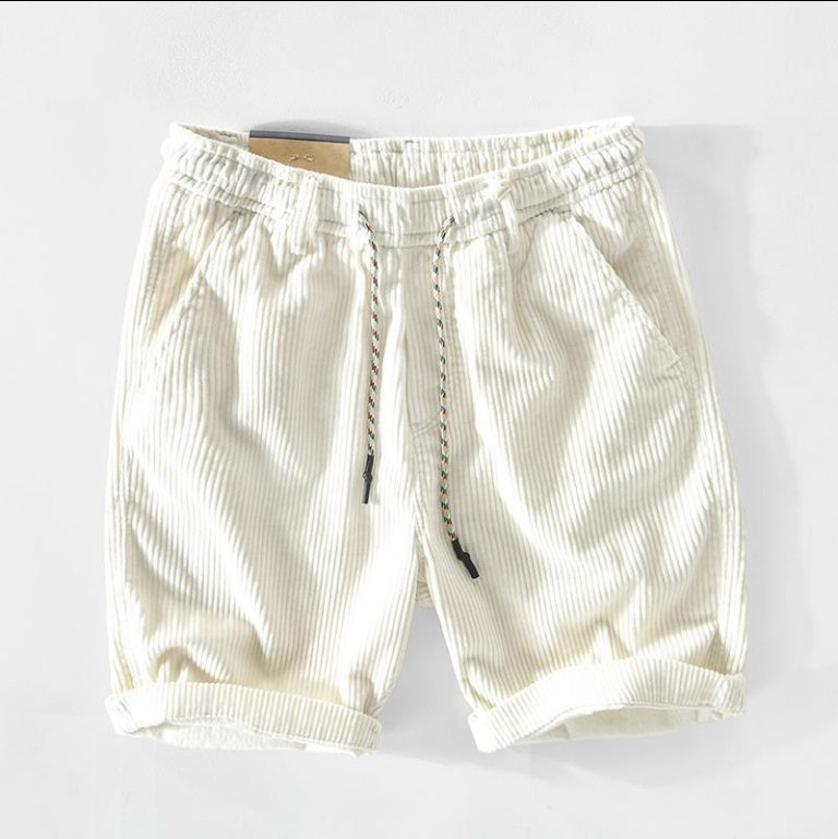 Herrshorts i corduroy – Modern stil och avslappnad komfort för vardagsbruk