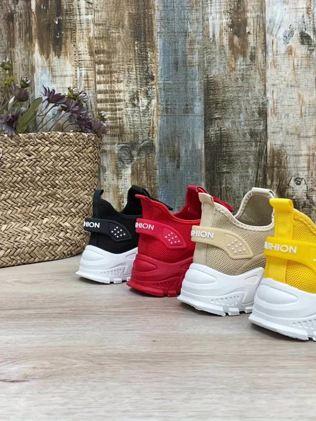 Dam Sneakers Sportig Stil Löparskor för Vardagsbruk och Träning