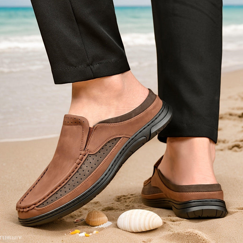 Herr loafers slip-on för vardag och semester – avslappnad och stilren design