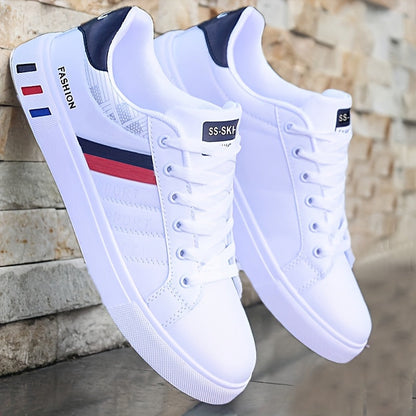 Herr Sneakers Sportiga Vardagsskor med Låg Profil - Trendig och Bekväm för Fritid och Stadsliv