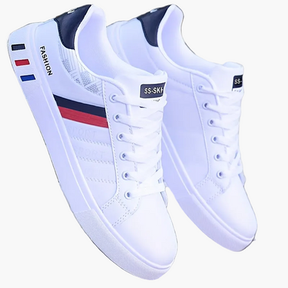Herr Sneakers Sportiga Vardagsskor med Låg Profil - Trendig och Bekväm för Fritid och Stadsliv