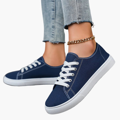 Dam Sneakers Låg Profil Vardagsskor Trendig Fritidsstil