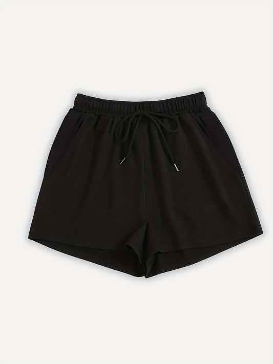 Damshorts för vardag och träning – Avslappnad passform med dragsko