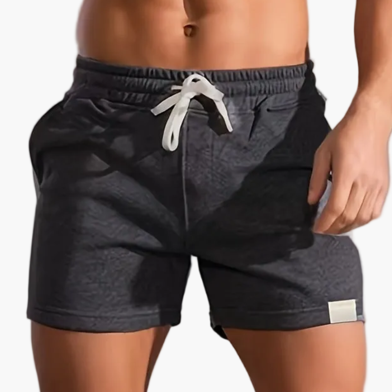 Herr Shorts Sportiga Träningsshorts med Snörning – Perfekt för Gym och Aktiv Livsstil