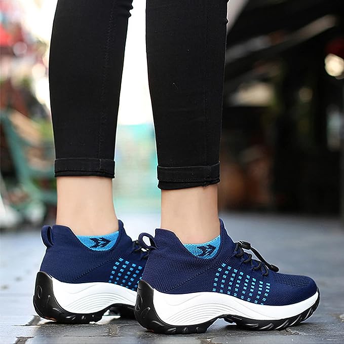 Dam Sneakers för Damer – Bekväma och Ortoptiskt Stöd för Vardagsbruk och Träning