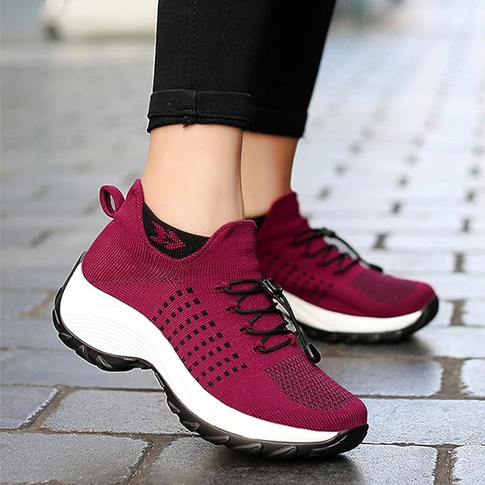 Dam Sneakers för Damer – Bekväma och Ortoptiskt Stöd för Vardagsbruk och Träning