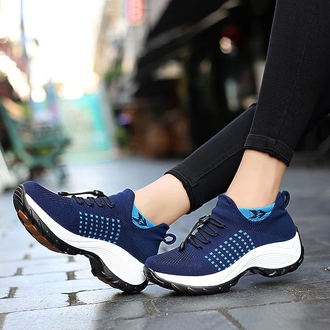 Dam Sneakers för Damer – Bekväma och Ortoptiskt Stöd för Vardagsbruk och Träning