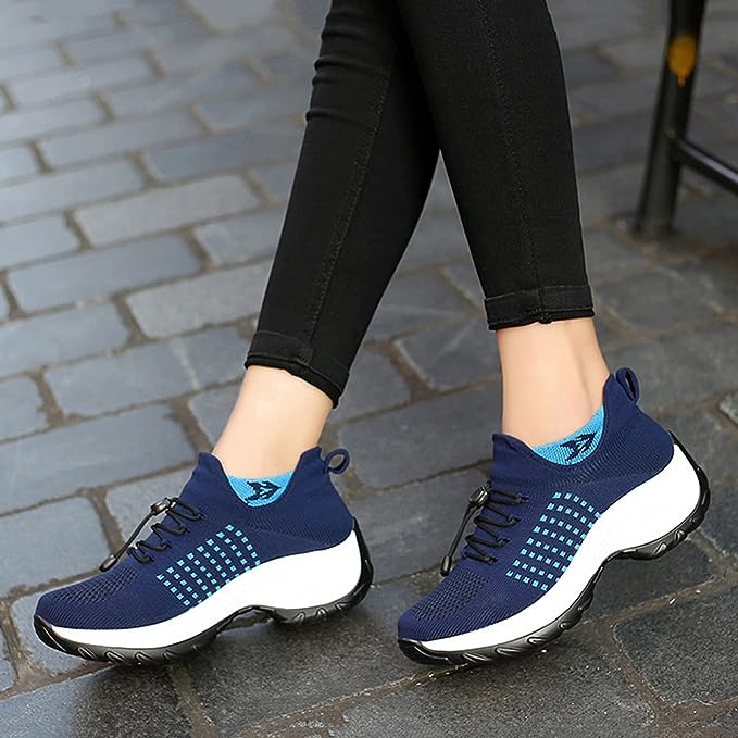 Dam Sneakers för Damer – Bekväma och Ortoptiskt Stöd för Vardagsbruk och Träning