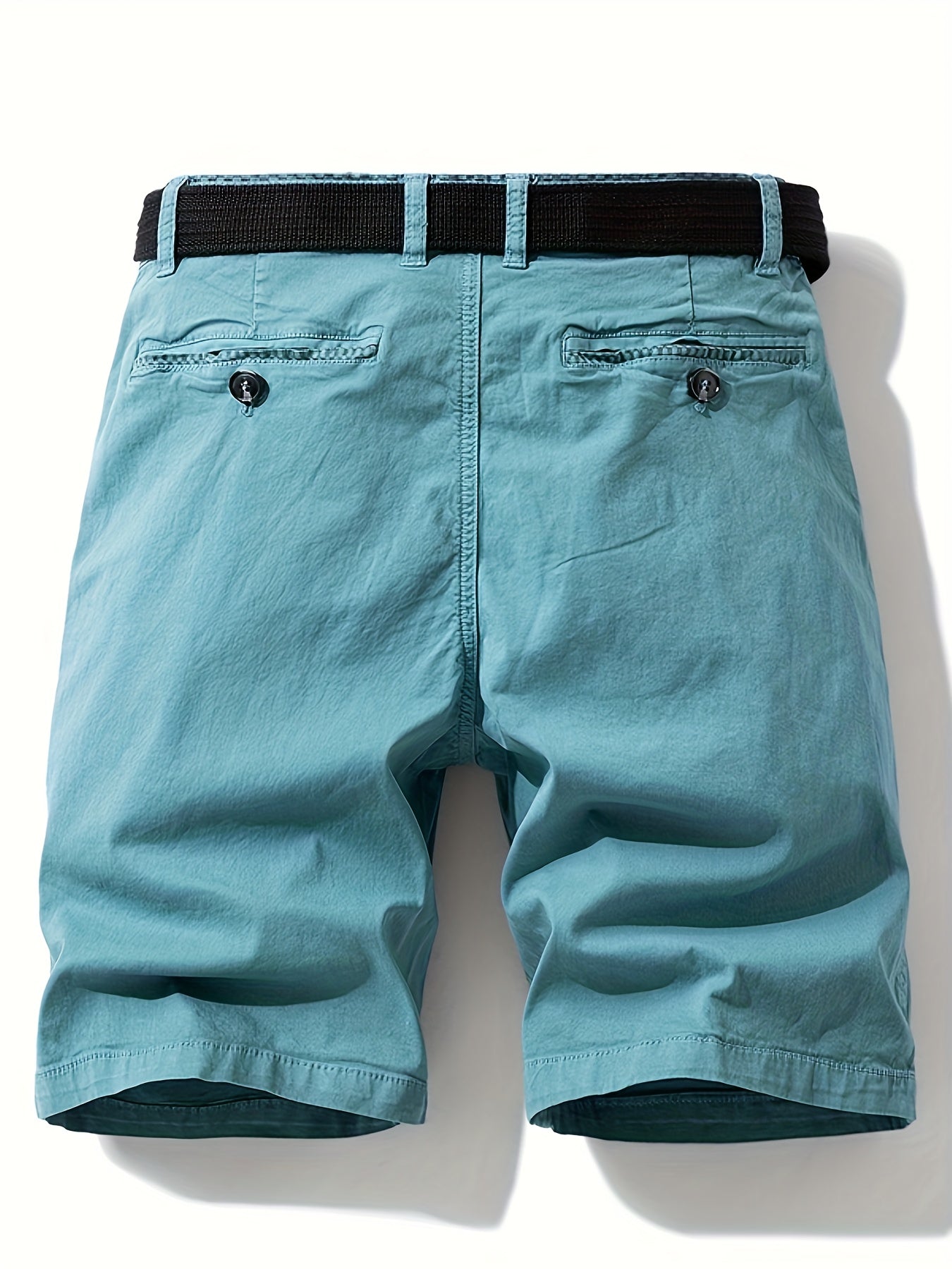 Herr Bermuda Shorts med Bälte – Avslappnad Stil för Sommar och Fritid