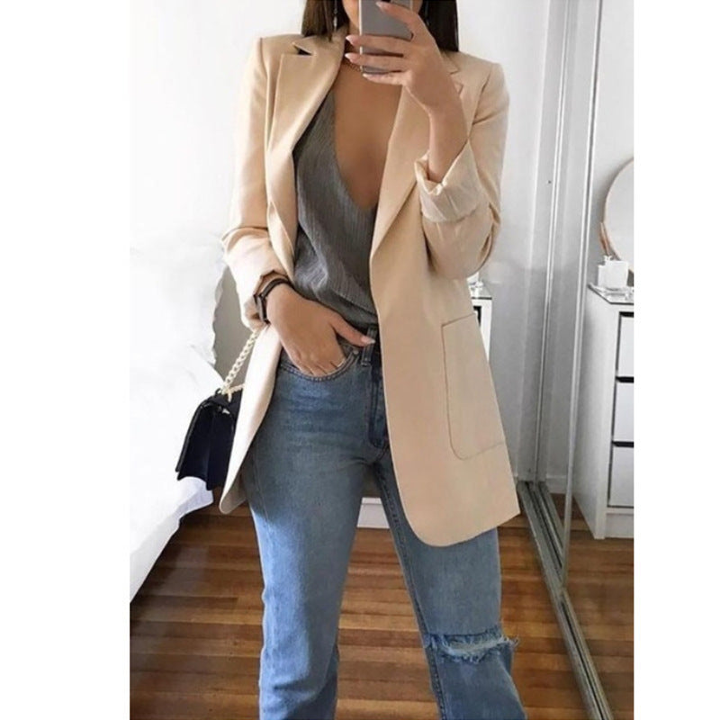 Emma – Slim Cardigan Blazer i Temperament