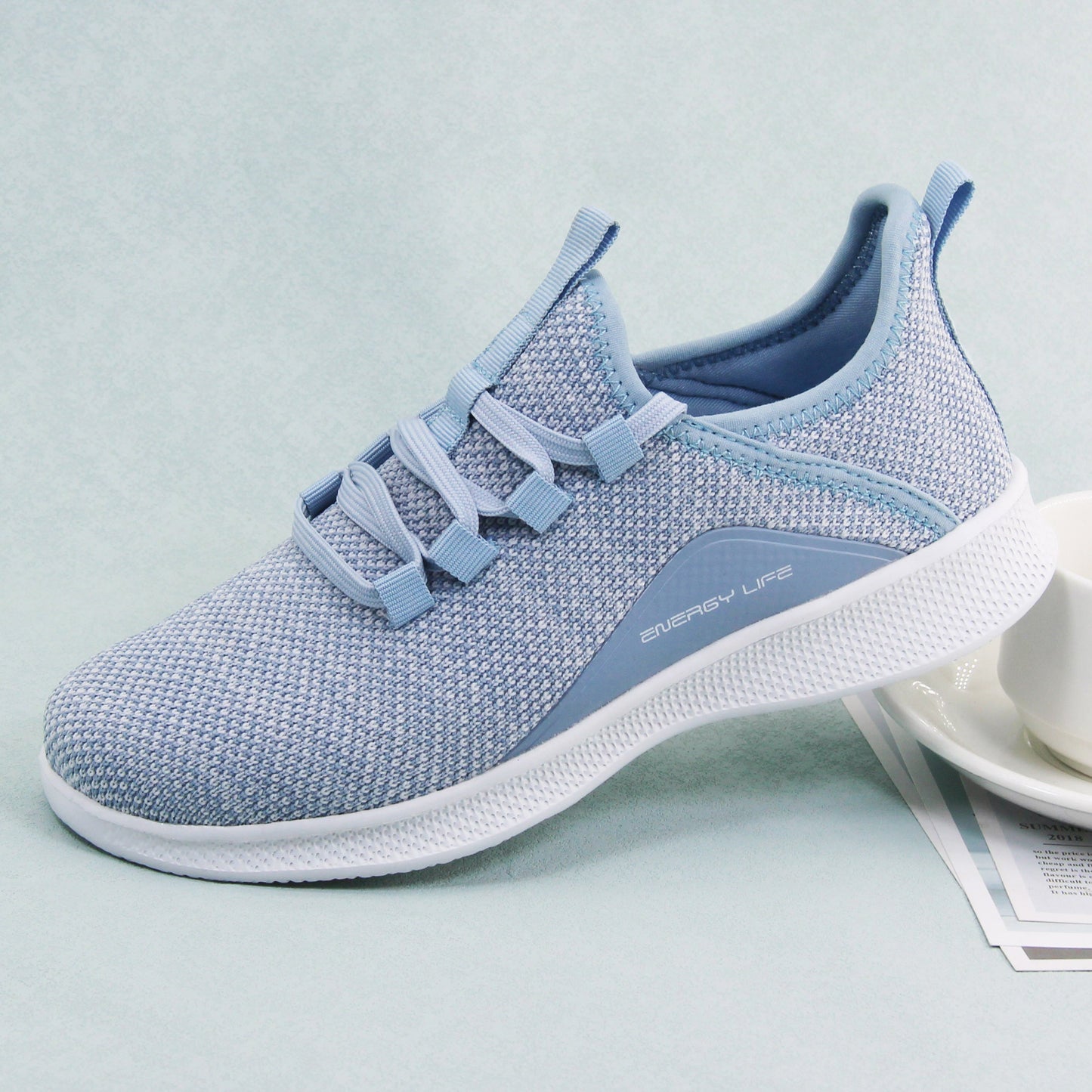 Dam Sneakers Vardagsstil Lätta och Bekväma Träningsskor