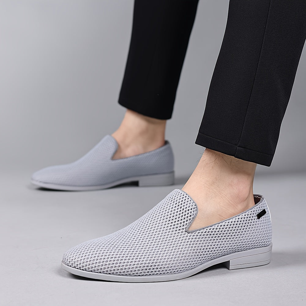Herr Slip-On Formella Skor för Bröllop och Kontor – Elegant och Bekväm Stil