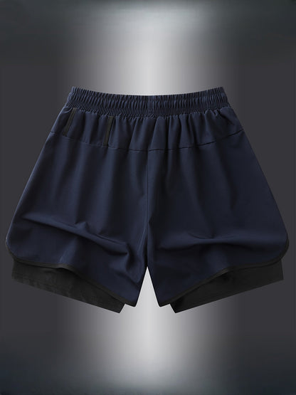 Herr Sportshorts med Innerbyxa – Löpning och Träning