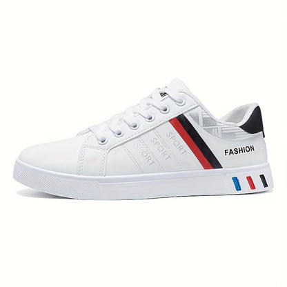 Herr Sneakers Sportiga Vardagsskor med Låg Profil - Trendig och Bekväm för Fritid och Stadsliv