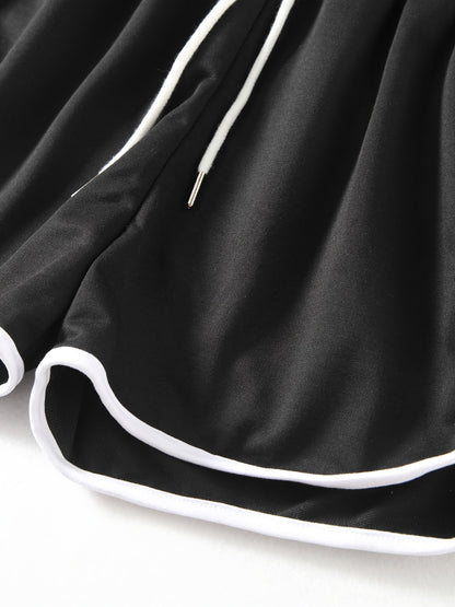 Damers sportiga träningsshorts med dragsko – perfekt för träning och fritid