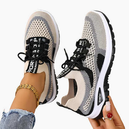 Dam Sneakers Sportiga Promenadskor Vardag Låg Modell