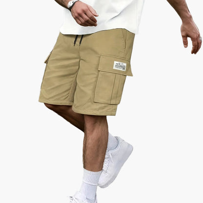 Herr Cargo Shorts Med Fickor – Avslappnad Urban Stil För Vardag och Träning