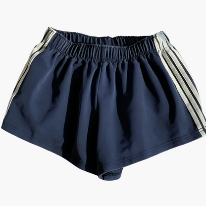 Damers sportiga shorts med avslappnad passform för löpning och fritid