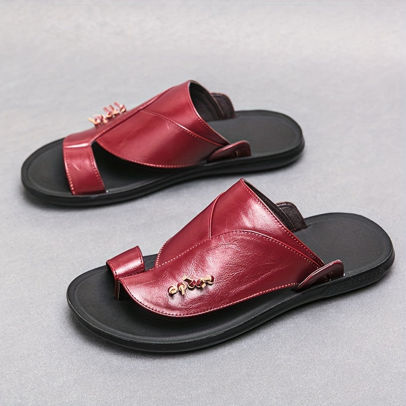 Herr Tofflor Slip-On Sandaler Casual Stil – Perfekta för Vardagsbruk och Avkoppling
