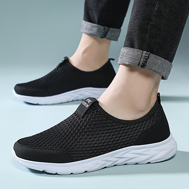 Herrar Sportiga Slip-On Sneakers för Träning och Fritid