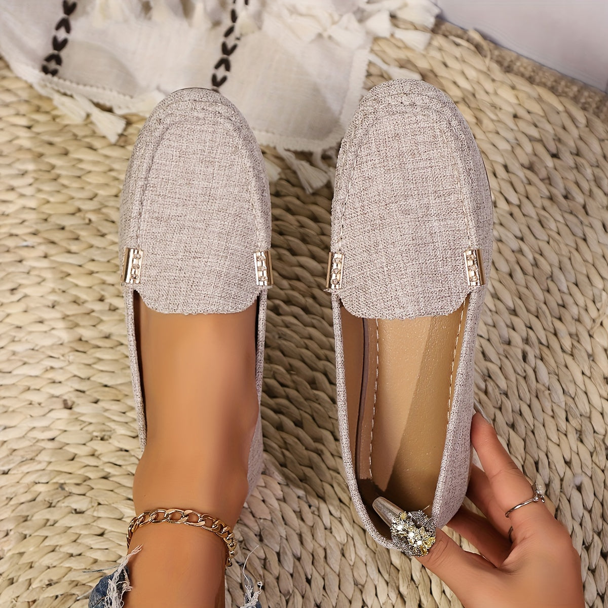 Damloafers för vardag och sommar – Elegant och avslappnad pennyloafer med modern passform
