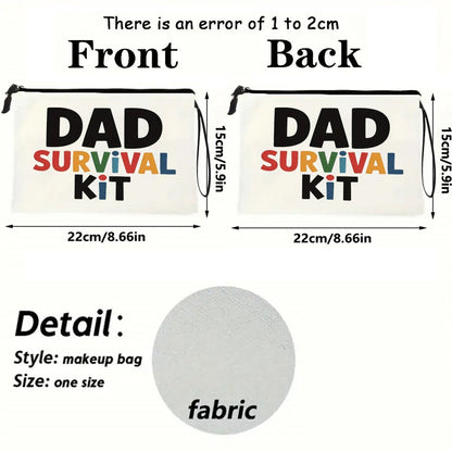 Herr Necessär Dad Survival Kit – Rolig Present till Pappa, Praktisk Förvaring för Vardag och Resa