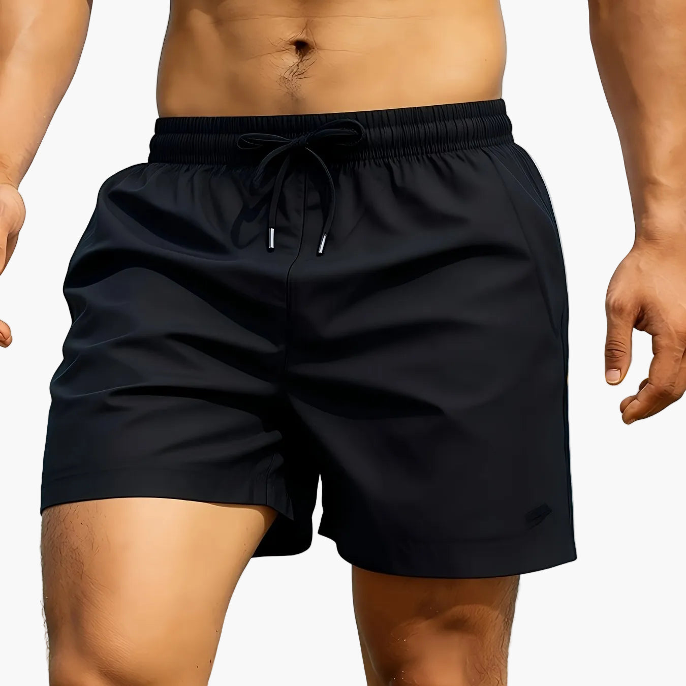Herr badshorts för strand och semester – sportig och bekväm modell