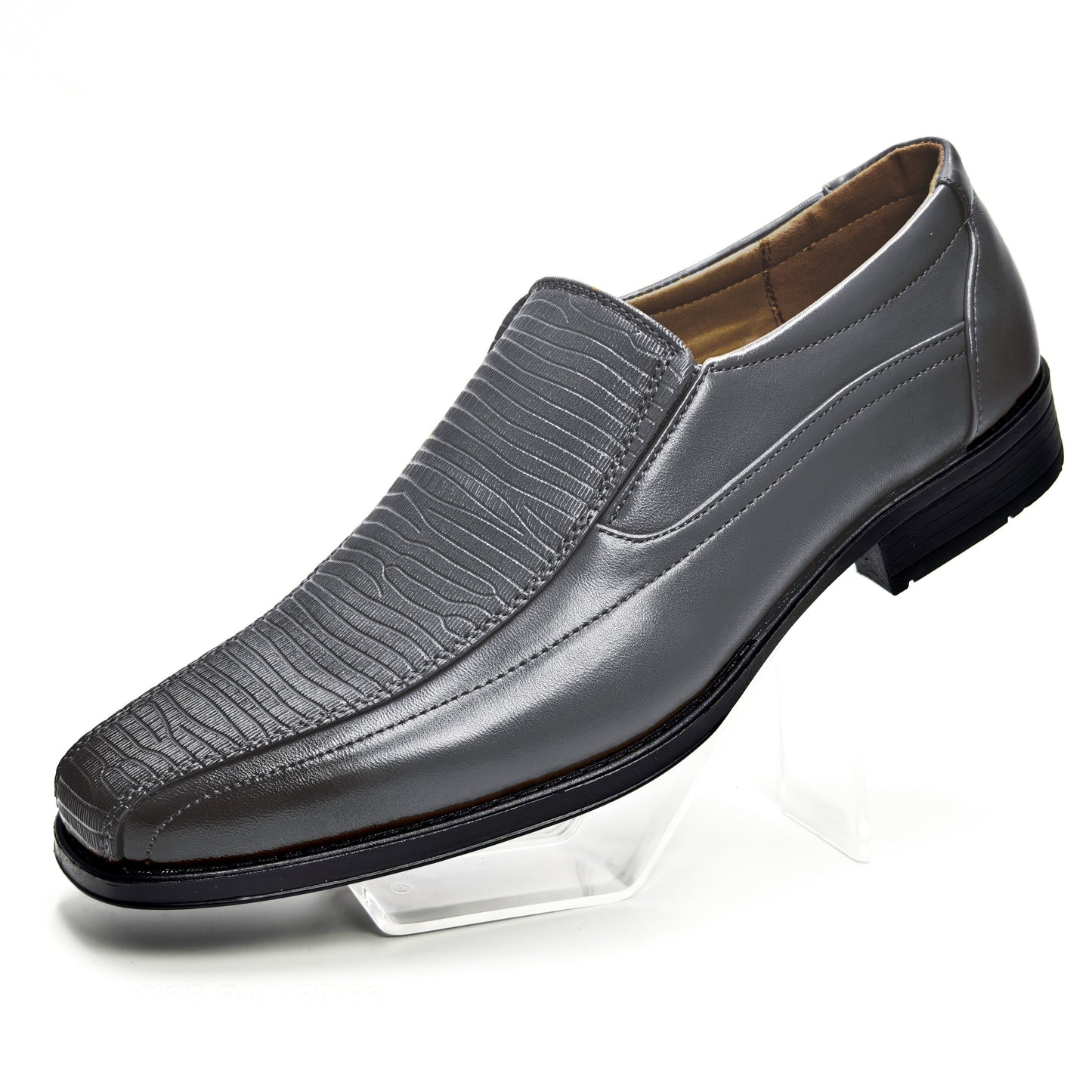 Herr Business Slip-On Skor med Fyrkantig Tå för Utomhus och Vardag