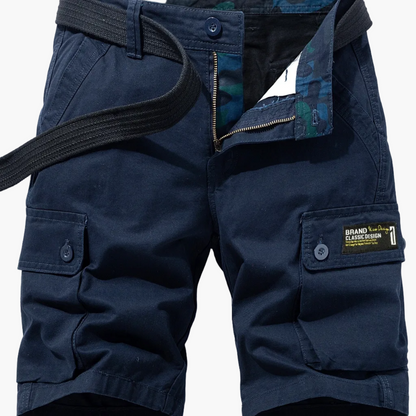 Herrar Cargo Shorts med Bälte – Klassisk och Praktisk för Vardag och Äventyr