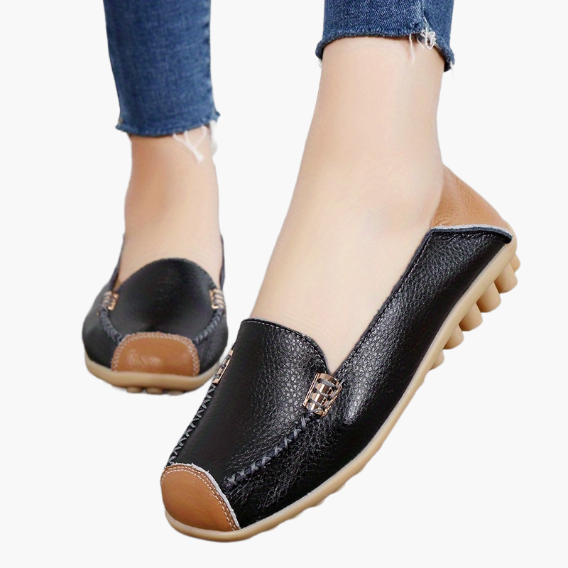 Dam Loafers Casual Komfort Skor Slip-on Vardag Eleganta Promenadskor