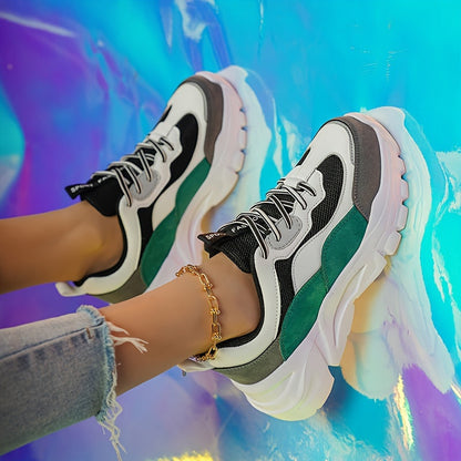Dam Sneakers Chunky Stil Sportmode Fritidssko