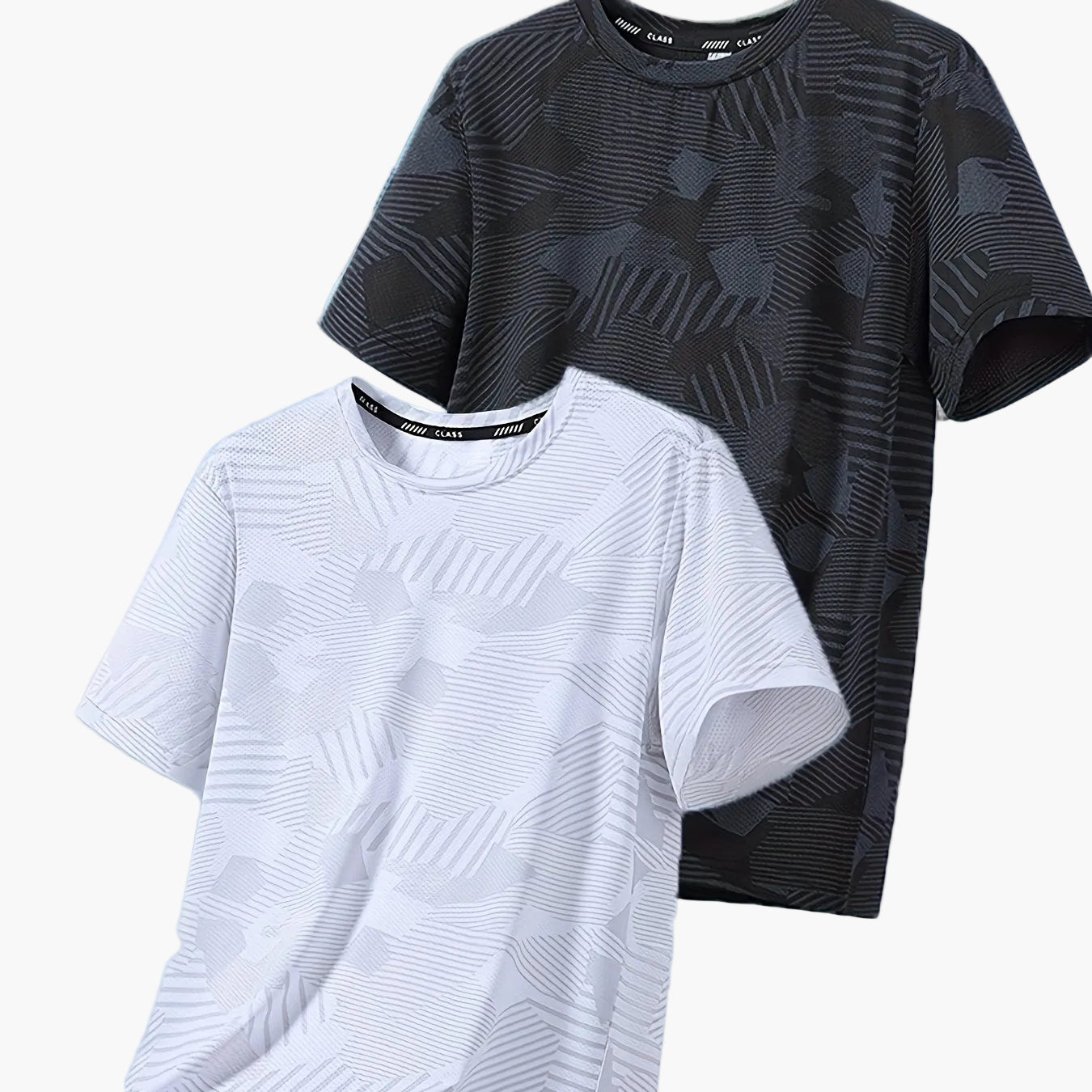 Herr T-shirt Set – Avslappnad Tropisk Stil, Perfekt för Vardagsbruk och Semester