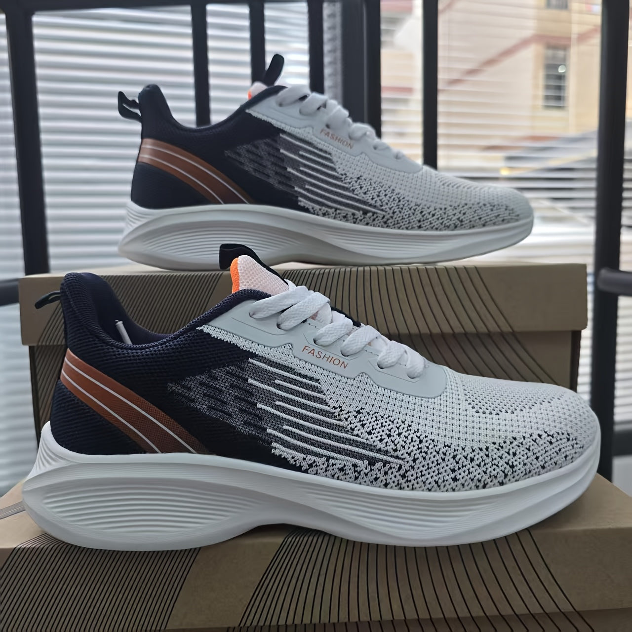 Herr Sneakers Sportiga Lätta Löparskor för Vardag och Träning