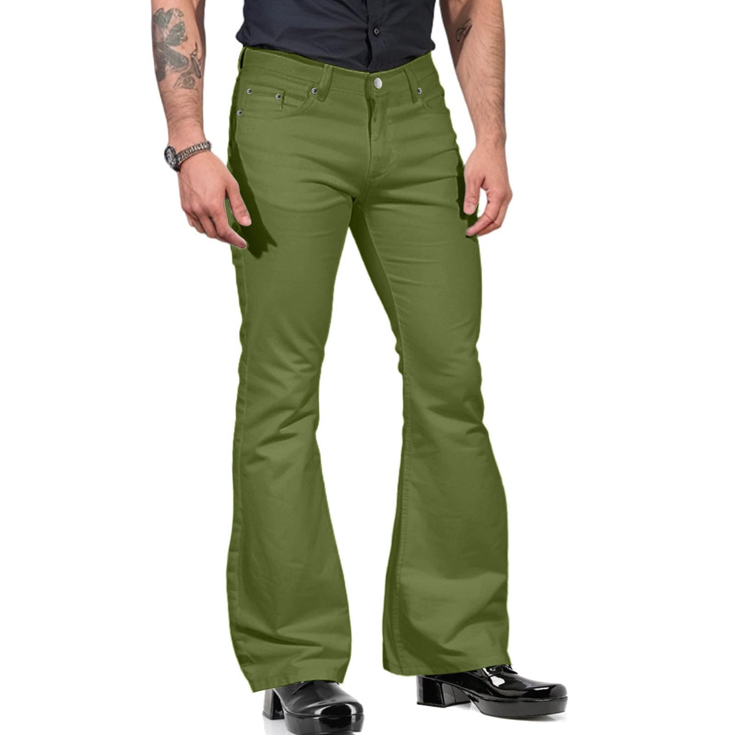 Charles – Casual Bell-bottom Byxor för Män
