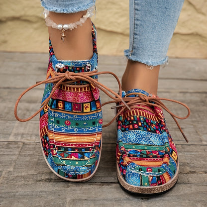 Damloafers med vintageinspirerat mönster – Bekväma vardagsskor med brogue-detaljer