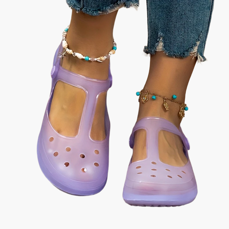 Dam Sandaler Plattform Mary Jane Stil – Bekväma och Stilrena Vardagsskor