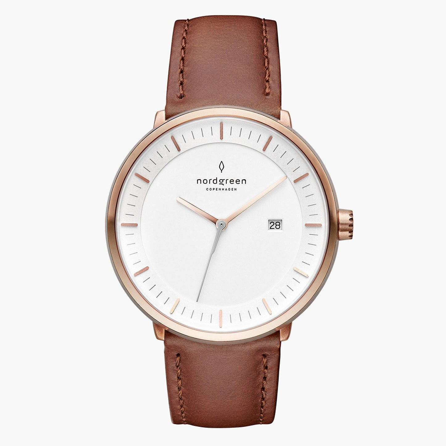 Charlotte – Unisex filosofklocka med konstläderarmband