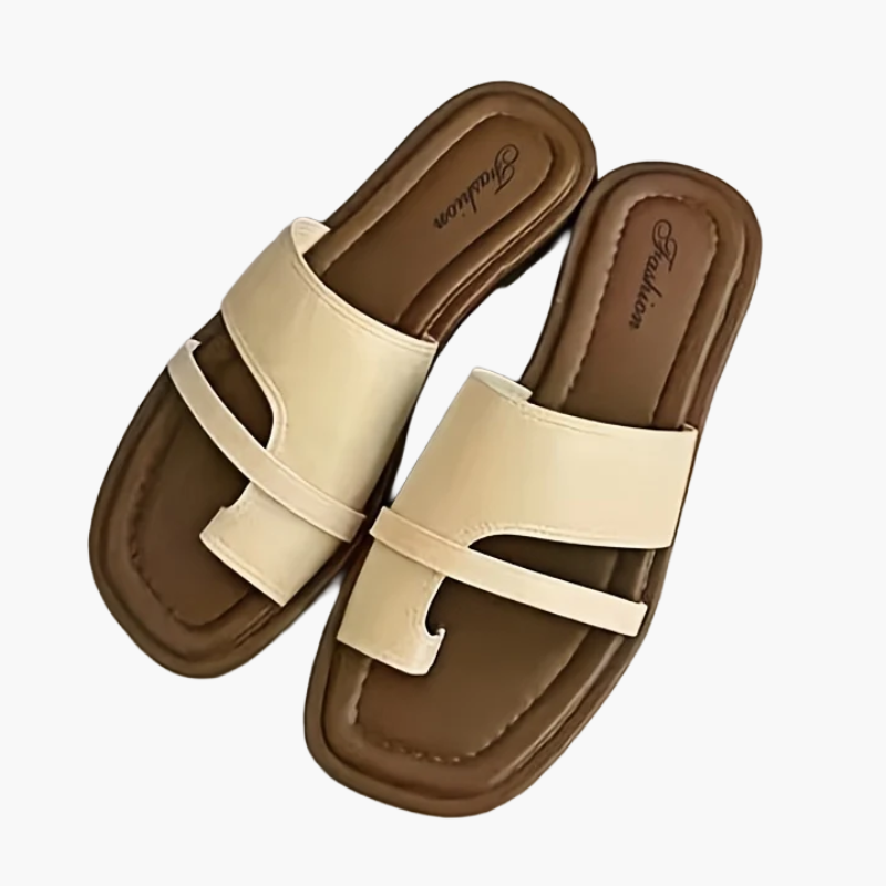 Dam Sandaler Platta Slip-in Sommarskor för Vardag och Semester