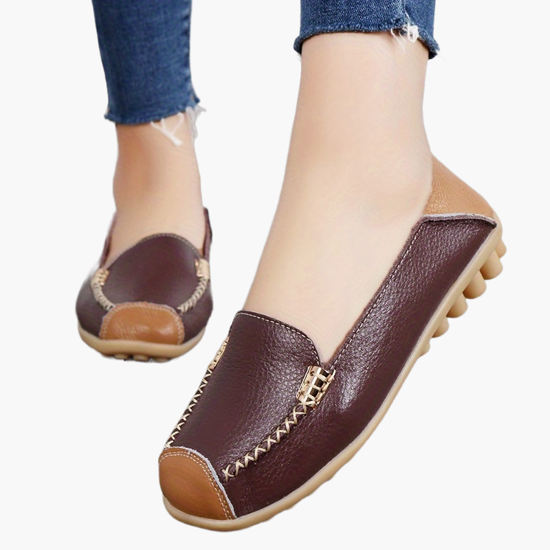 Dam Loafers Casual Komfort Skor Slip-on Vardag Eleganta Promenadskor