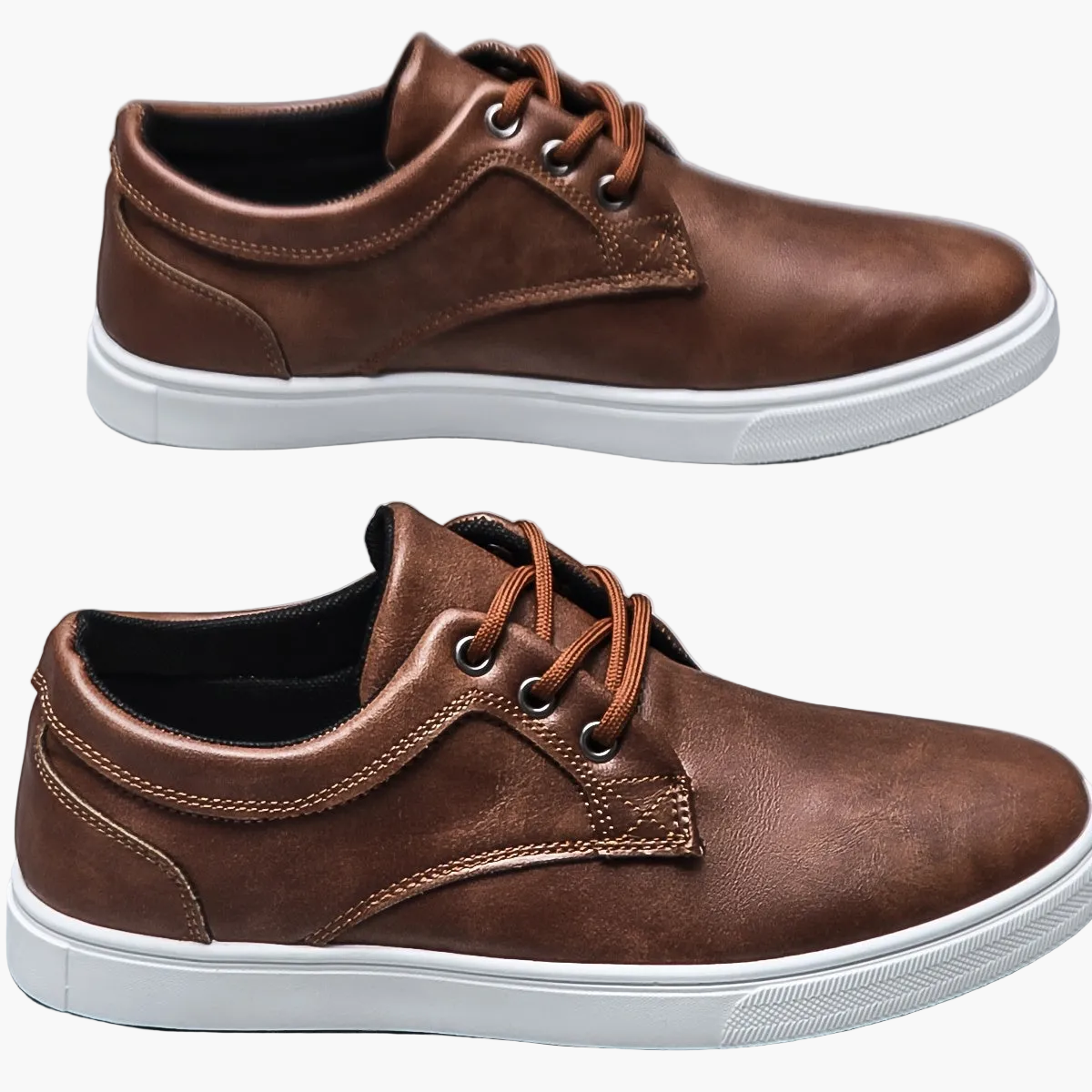 Herr Sneakers Sportiga Låga Fritidsskor med Klassisk Design för Vardag