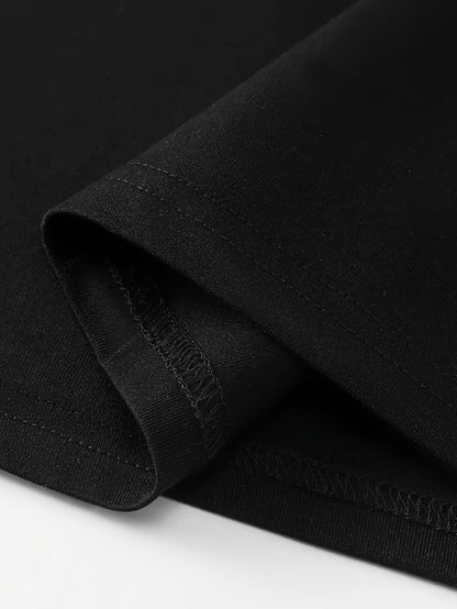 Herr T-shirt med konstnärligt björnmotiv – Trendigt streetwear för vardagsbruk