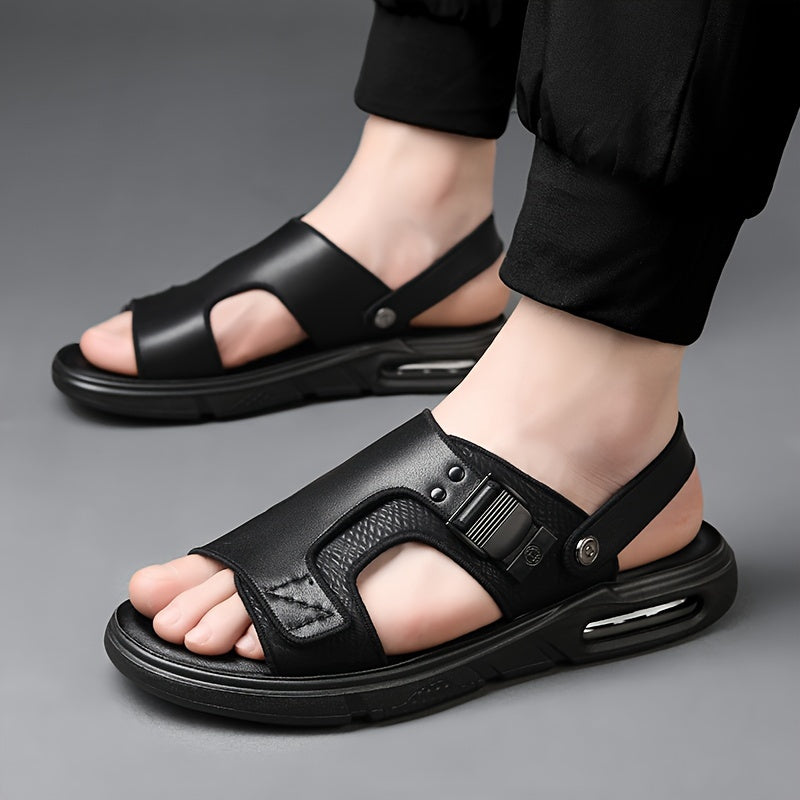 Herrsandaler med modern design och stötdämpande sula för vardagsbruk och fritid