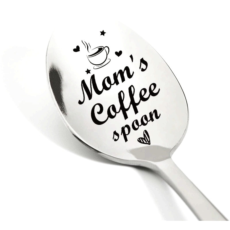 Mammas Kaffesked – Personlig Gåva för Kvinnor, Rolig och Kärleksfull Köksaccessoar