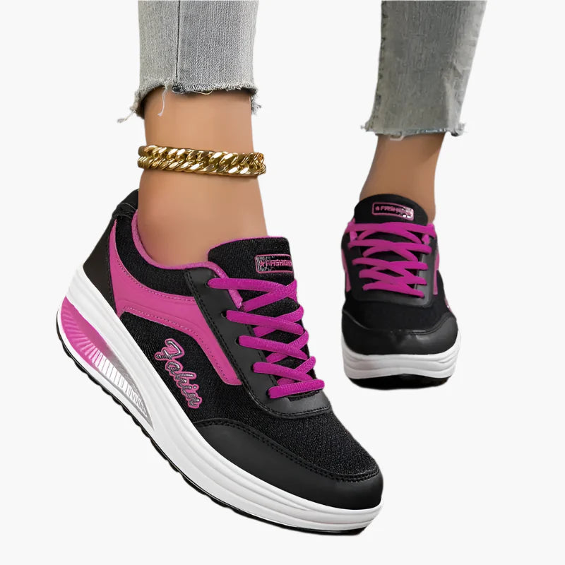 Dam Sneakers med ortopedisk komfort och luftdämpning – Perfekta vardagsskor för stöd och avlastning