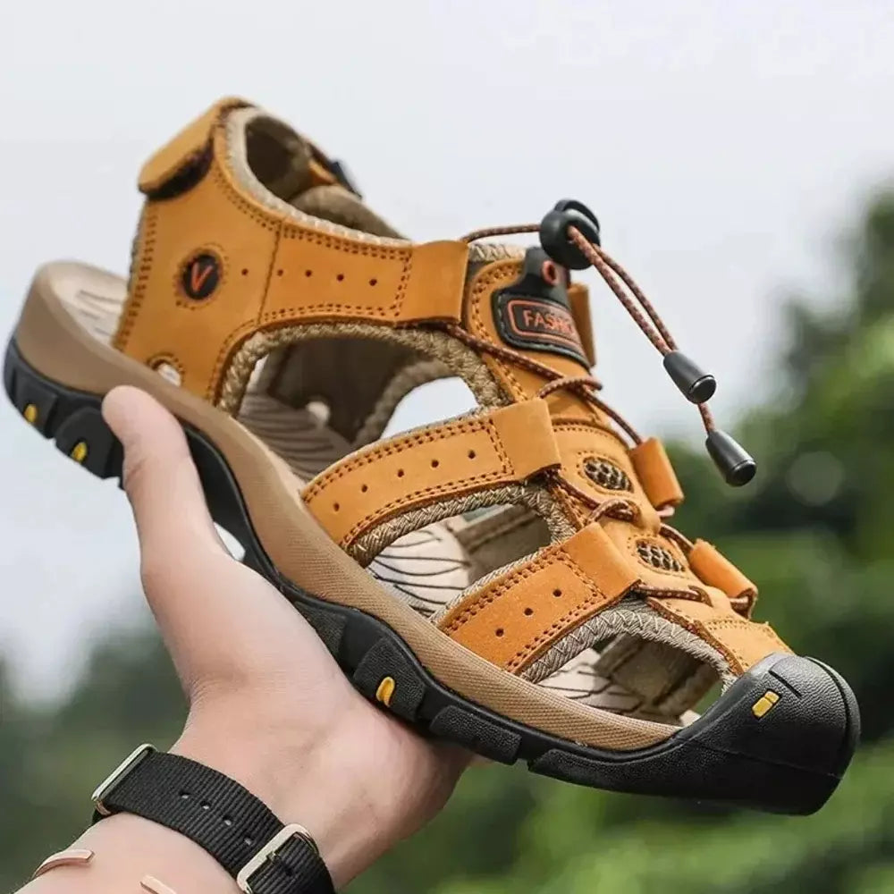 Herrsandaler Sport Outdoor – Vattentåliga och Ortopediska Sandaler för Vandring och Fritid